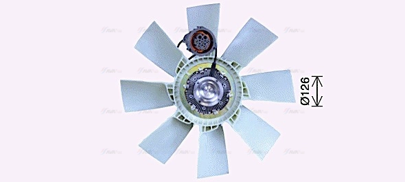 VLF097 AVA Вентилятор, охлаждение двигателя (фото 3)