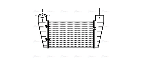 AI4112 AVA Интеркулер (радиатор интеркулера) (фото 1)