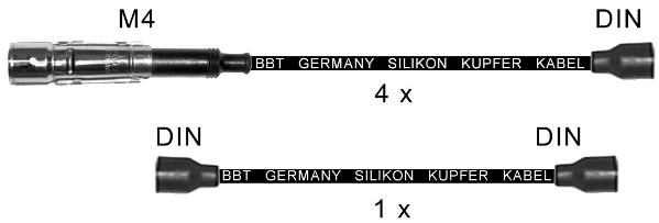 ZK0424 BBT Комплект проводов зажигания (фото 2)