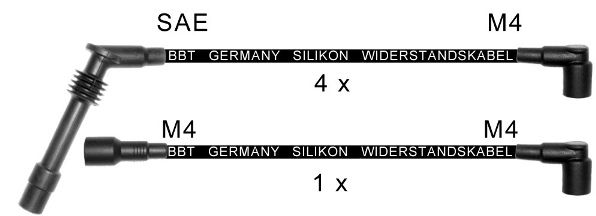 ZK0744 BBT Комплект проводов зажигания (фото 1)