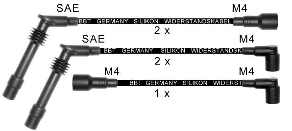 ZK0749 BBT Комплект проводов зажигания (фото 2)
