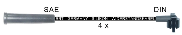 ZK1643 BBT Комплект проводов зажигания (фото 1)