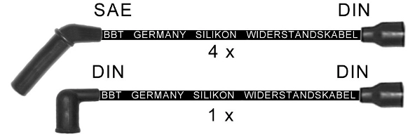 ZK1751 BBT Комплект проводов зажигания (фото 1)
