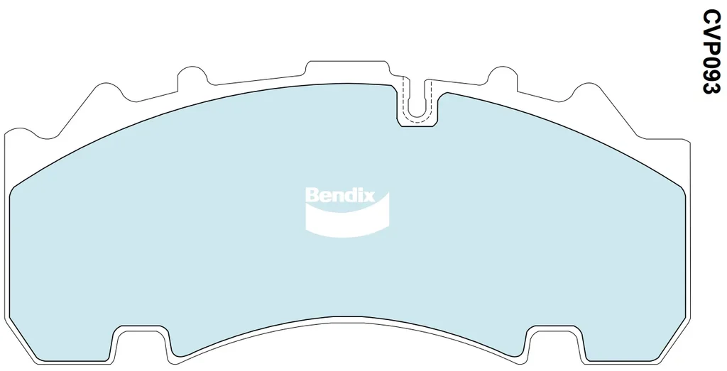 CVP093 PT BENDIX Комплект тормозных колодок, дисковый тормоз (фото 2)