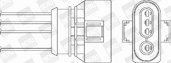 OZH153 BERU by DRiV Лямбда-зонд (фото 1)