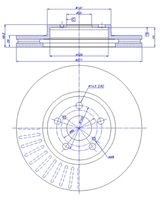 142.1137 CAR Тормозной диск (фото 2)