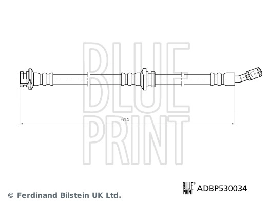 ADBP530034 BLUE PRINT Тормозной шланг (фото 2)