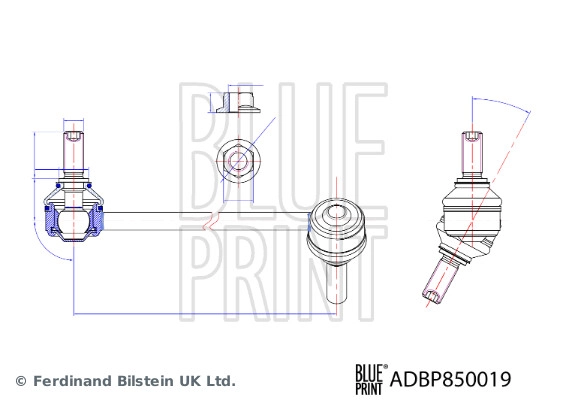 ADBP850019 BLUE PRINT Тяга / стойка, стабилизатор (фото 1)