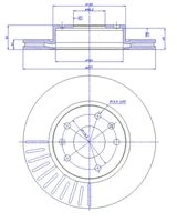 142.298 CAR Тормозной диск (фото 2)