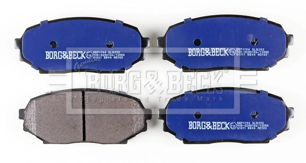 BBP1194 BORG & BECK Комплект тормозных колодок, дисковый тормоз (фото 2)