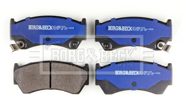 BBP1470 BORG & BECK Комплект тормозных колодок, дисковый тормоз (фото 2)