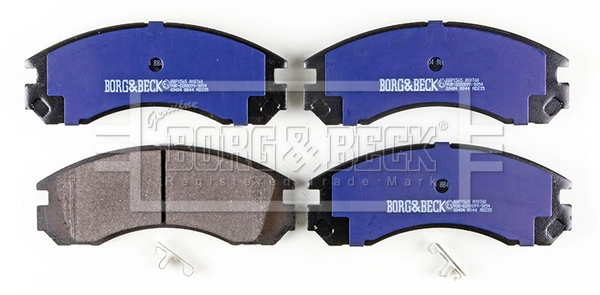 BBP1565 BORG & BECK Комплект тормозных колодок, дисковый тормоз (фото 2)