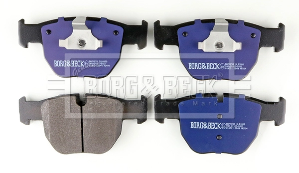 BBP1853 BORG & BECK Комплект тормозных колодок, дисковый тормоз (фото 2)