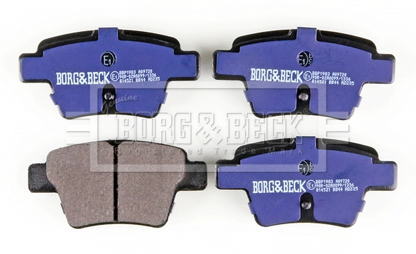 BBP1983 BORG & BECK Комплект тормозных колодок, дисковый тормоз (фото 2)