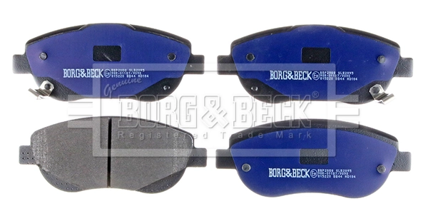 BBP2088 BORG & BECK Комплект тормозных колодок, дисковый тормоз (фото 2)