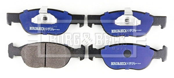 BBP2237 BORG & BECK Комплект тормозных колодок, дисковый тормоз (фото 2)