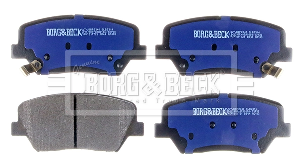 BBP2340 BORG & BECK Комплект тормозных колодок, дисковый тормоз (фото 2)