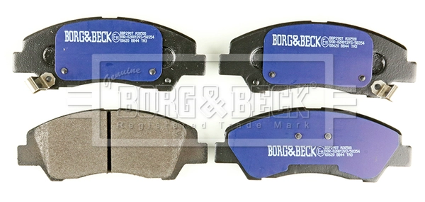 BBP2907 BORG & BECK Комплект тормозных колодок, дисковый тормоз (фото 1)