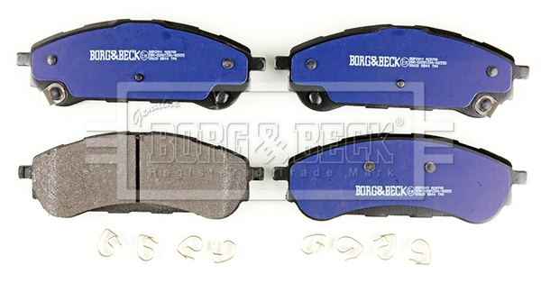 BBP2911 BORG & BECK Комплект тормозных колодок, дисковый тормоз (фото 1)