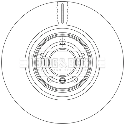 BBD7010S BORG & BECK Тормозной диск (фото 1)