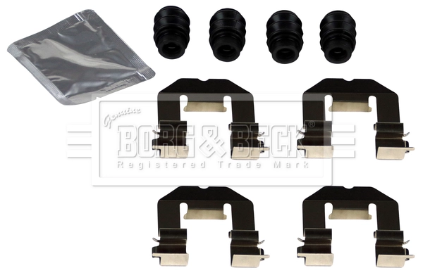 BBK1753 BORG & BECK Комплектующие, колодки дискового тормоза (фото 1)