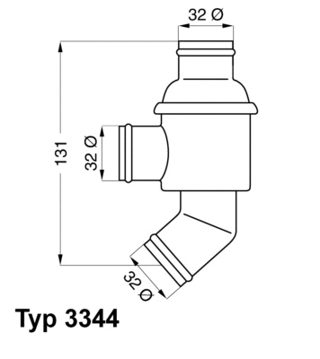 3344.71 BorgWarner (Wahler) Термостат, охлаждающая жидкость (фото 1)