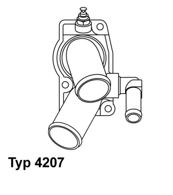 4207.92D BorgWarner (Wahler) Термостат, охлаждающая жидкость (фото 1)