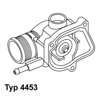 4453.87D BorgWarner (Wahler) Термостат, охлаждающая жидкость (фото 1)