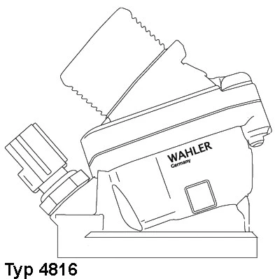 4816.90D BorgWarner (Wahler) Термостат, охлаждающая жидкость (фото 1)