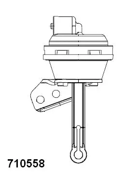 710558 BorgWarner (Wahler) Клапан вакуумного управления, рециркуляция ОГ (фото 1)