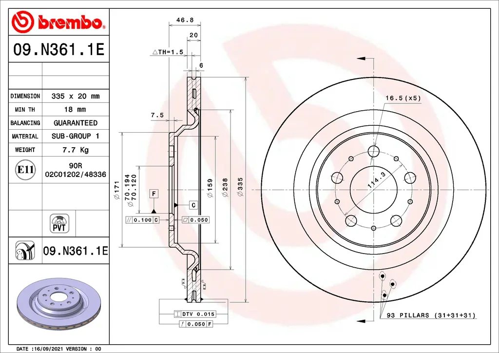 KT 08 002 BREMBO Комплект тормозов, дисковый тормозной механизм (фото 2)