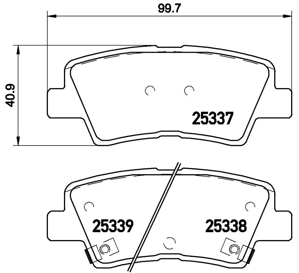 P 30 067E BREMBO Комплект тормозных колодок, дисковый тормоз (фото 1)