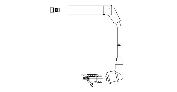 3A66/36 BREMI Провод зажигания (фото 1)