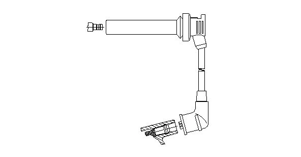 403/31 BREMI Провод зажигания (фото 1)