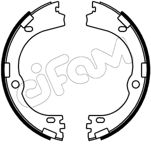 153-752 CIFAM Комплект тормозных колодок, стояночная тормозная система (фото 1)