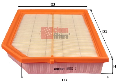 MA3511 CLEAN FILTERS Воздушный фильтр (фото 1)