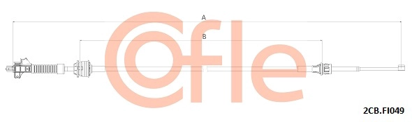 92.2CB.FI049 COFLE Трос, механическая коробка передач (фото 1)