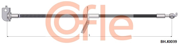 92.BH.KI039 COFLE Тормозной шланг (фото 1)