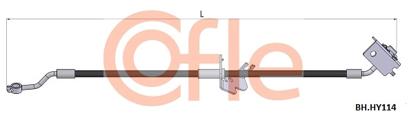 92.BH.HY114 COFLE Тормозной шланг (фото 1)