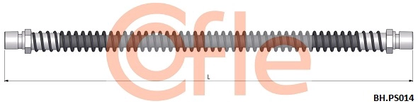 92.BH.PS014 COFLE Тормозной шланг (фото 1)