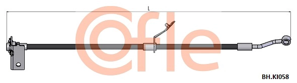 92.BH.KI058 COFLE Тормозной шланг (фото 1)