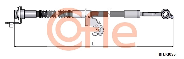 92.BH.KI055 COFLE Тормозной шланг (фото 1)
