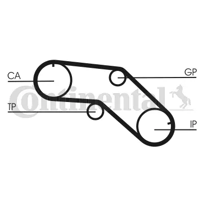 CT1005K1 CONTINENTAL CTAM Комплект ремня ГРМ (фото 2)