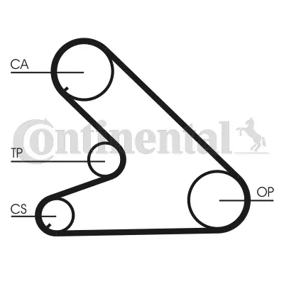 CT700 CONTINENTAL CTAM Зубчатый ремень (фото 3)