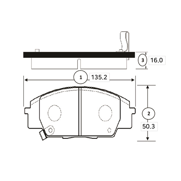 GK0331 CTR Комплект тормозных колодок, дисковый тормоз (фото 1)