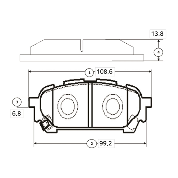 GK0992 CTR Комплект тормозных колодок, дисковый тормоз (фото 1)