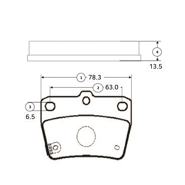 GK1118 CTR Комплект тормозных колодок, дисковый тормоз (фото 1)