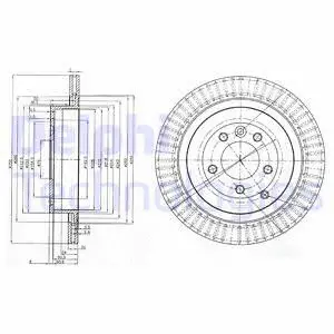 BG3925C-18B1 DELPHI Тормозной диск (фото 1)