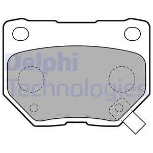 LP1780-18B1 DELPHI Комплект тормозных колодок, дисковый тормоз (фото 1)