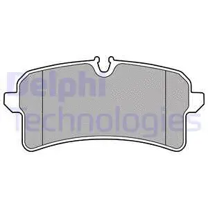 LP2706-18B1 DELPHI Комплект тормозных колодок, дисковый тормоз (фото 1)